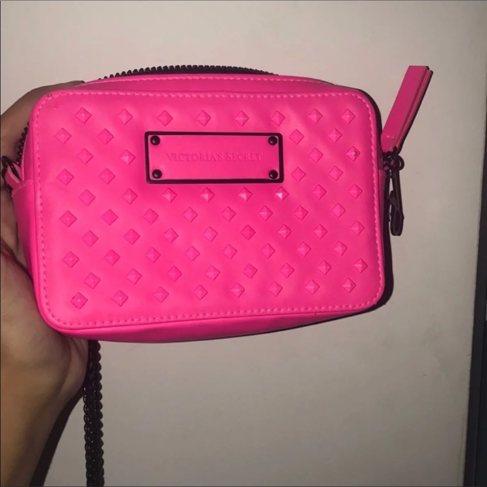 Victoria secret hot pink never used purse